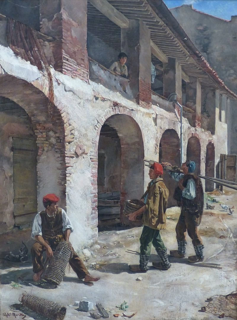  30-Alphonse Moutte-Pescatori catalani a Mariglia-Musee Fabre 